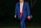 Late-Night Sighting: Trump Spotted With Mysterious Item